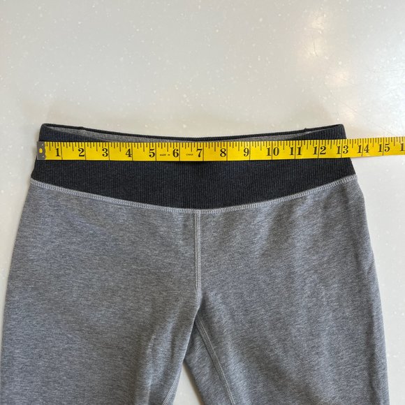 Ivivva Ribbed Cotton Blend Pants in Heathered Gray, Girls 14 - Picture 5 of 10